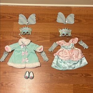 American Girl Fairy Costume Set - Mint and Pink